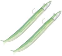 Fiiish Double Combo Off Shore Crazy Sand Eel - 12cm - 15g - Pearl Green - CSE5009
