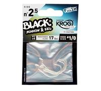 Fiiish Hamecon Krog Premium by Vmc Black Minnow No.2.5 - Chrome - BM3054