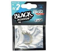 Fiiish Hamecon Krog Premium by Vmc Black Minnow No.2 - Chrome - BM147