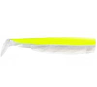 FIIISH LEURRE 3 Corps - Jaune Fluo Blanc pour Black Minnow 90