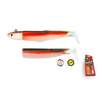 Fiiish Leurre Souple Black Minnow Combo Deep 60g 140 Mm