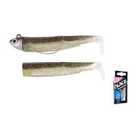 Fiiish Leurre Souple Black Minnow Combo Search 4.5g 70 Mm