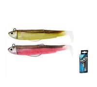 Fiiish Leurre Souple Black Minnow Double Combo Search 8g 90 Mm