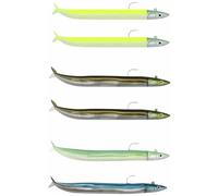Fiiish Leurre Souple Crazy Sand Eel Double Combo Offshore 10g 100 Mm
