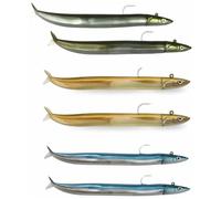Fiiish Leurre Souple Crazy Sand Eel Double Combo Offshore 15g 120 Mm