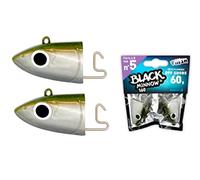 FIIISH - Tete Plombee Black Minnow 160Mm Modèle: 2 Têtes Off Shore 60Gr - Kaki
