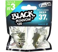 Fiiish Tete Plombee Deep Black Minnow No.3-37g - Kaki - BM346
