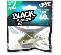Fiiish Tete Plombee Deep Black Minnow No.4-60g - Kaki - BM347