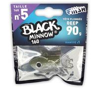 Fiiish Tete Plombee Deep Black Minnow No.5-90g - Kaki - BM206