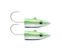 FIIISH Tete Plombee Fixe Crazy Sand Eel - Vert Nacre - par 2