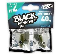 Fiiish Tete Plombee Off Shore Black Minnow No.4-40g - Kaki - BM030