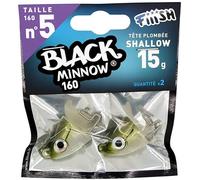 Fiiish Tete Plombee Shallow Black Minnow No.5-15g - Kaki - BM157