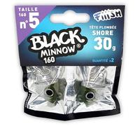 Fiiish Tete Plombee Shore Black Minnow No.5-30g - Kaki - BM019