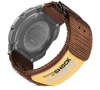 FIILIIX Bracelet de montre de style militaire compatible avec Casio Protrek PRG-200/250/500/260/280/550, PRW-2500/3500/5100/5000/510, bracelet en nylon avec trous de reniflard et fermeture .