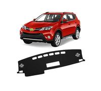 FIILINES Dash Cover Compatible with Toyota RAV4 2013 2014 2015 2016 2017 2018 Dashboard Mat Cover RAV4 Accessories Sunshade Nonslip Mesh Protector No Glare