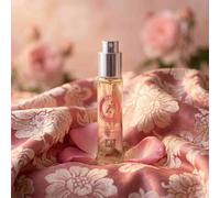 FiiLiT Parfum du Voyage Rose Désir Damas - Eau de Parfum Florale Épicée Mixte - Rose de Damas, Safran, Cardamome - Rechargeable, 95% Naturel, Fabriqué en France - 11 ml