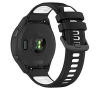 FiiMoo 22mm Silicone Bracelet pour Popglory Smartwatch P66/Ticwatch Pro 3/Pro 3 Ultra GPS, Remplacement Bracelet, Réglable Silicone Bracelets pour Ticwatch GTX-Noir