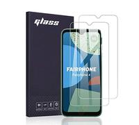 FiiMoo Protection D'écran Compatible avec Fairphone 4 5G, [2 Pièces] Transparent Verre Trempé Protection, Anti-Rayures Anti-Empreintes Tempered Glass Protection d'écran pour Fairphone 4 5G