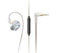 FiiO Écouteurs intra-auriculaires JD10 - Version 3,5 mm ou type C (Transparant - 3,5 mm)