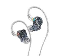 FIIO FA9 Écouteurs Intra-Auriculaires filaires Haute résolution 6BA MMCX pour Smartphone/PC/Ordinateur Portable/Tablette (Noir)