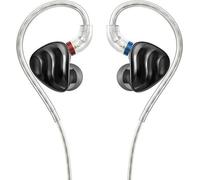 FiiO Écouteurs intra-auriculaires FH3 avec fil et crochets auriculaires Noir