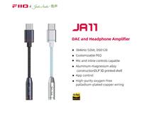 FiiO JA11 USB Type C à 3.5mm adaptateur écouteur/casque câble USB C USB C à 3.5 câble Audio Aux pour IOS Android Black