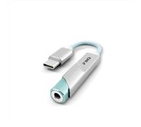 FiiO KA11 USB C to 3.5mm Audio Adapter 32bit/384KHz, USB Type C Dongle HiFi DAC Amplifier for Android/iOS/Windows/Mac (Silver, TC)