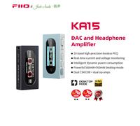 FiiO KA15 amplificateur de casque USB DAC Portable Dongle USB avec sortie casque 3,5 mm et 4,4 mm KA15 Black