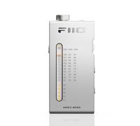 FiiO RR11 Récepteur radio FM stéréo portable avec réglage PVR analogique, basses + effets sonores 3D, 64 MHz-108 MHz (argenté)
