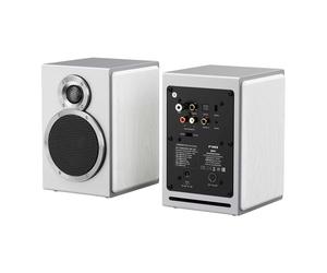 FiiO SA1 Blanc - Enceintes bibliothèques Amplifiées (la paire)