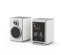 FiiO SA1 Haut-parleur de bureau haute fidélité PEQ 31 bandes Bluetooth LDAC, sortie 20W2+5W2, préampli phono, woofer en fibre de bois, tweeter aluminium-magnésium (blanc)