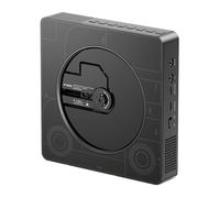 FIIO SnowSky BEATBOX Lecteur CD portable à enceintes Bluetooth LDAC radio FM lecture USB batterie amovible Noir