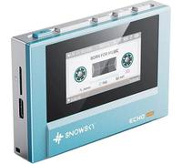 SnowSky/FiiO Mini lecteur MP3 HiFi Bluetooth, 15 heures de lecture, contrôle du volume indépendant avec sorties casque 3,5 mm/4,4 mm (bleu ciel)