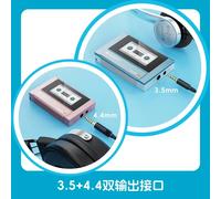 Fiio Snowsky Echo Mini sans fil Bluetooth Mp3 Mini baladeur 8GB Support personnalisé Dsd rétro Portable Bluetooth lecteur musique cadeau homme Noir