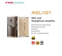FiiO/Snowsky Melody amplificateur de casque DAC Portable avec casque 4.4mm et 3.5mm DSD256, PEQ 10 bandes pour Android/wins maple color