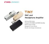 FiiO/Snowsky - petit amplificateur de casque DAC, USB DAC avec 3.5/4.4mm/type-c, réglage PEQ, Support 384kHz/DSD256, contrôle en ligne B 3.5-4.4
