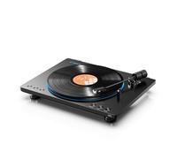 FiiO TT13 Tourne-disque stéréo en vinyle automatique, préampli phono puissant, couvercle anti-poussière, plateau en aluminium moulé (TT13 Bluetooth noir)