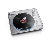 FiiO TT13 Tourne-disque stéréo en vinyle entièrement automatique (analogique), préampli phono puissant, couvercle anti-poussière, plateau en aluminium moulé sous pression (TT13 Bluetooth argenté)