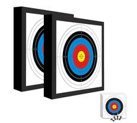 Fiita 2 Pack tir à l'arc Cible EVA Mousse cibles pour la Pratique de tir arrière-Cour avec flèche tirateur arrière-Cour tir ciblage, 20 '' Durable Arc et flèche Pratique Cible Bloc avec Papier Cible