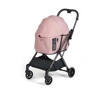 FIKAGO FTG2 Poussette pour animal de compagnie, ultra légère, système de pliage à une main, grandes roues et maille respirante, chariot confortable pour animaux jusqu'à 20 kg, automatique, Free To GO