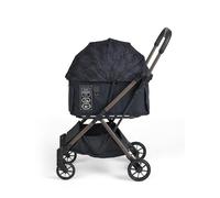 FIKAGO FTG2 Poussette pour animal de compagnie, ultra légère, système de pliage à une main, grandes roues et maille respirante, chariot confortable pour animaux jusqu'à 20 kg, automatique, Free To GO