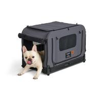 FIKAGO Queen S - Sac de transport pour animaux de compagnie - Compatible avec King Pet Wagon - Pour petits chiens et chats (gris)
