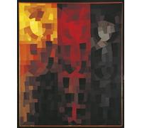 FIKAGXQGT Images Affiches d'Art Murales sur Toile Portrait Tableaux France Paris Composition décembre par Otto Freundlich Art Poster Mural Pour les Décorations pour la Maison 60x90cm