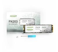 Fikwot FN203 256Go M.2 SATA SSD - SLC Cache 3D NAND TLC SATA III 6Gb/s M.2 2280 NGFF Disque SSD Interne, jusqu'à 550Mo/s, Compatible avec Ultrabooks, Tablettes et Mini PCs