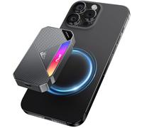 Fikwot FP107 SSD portable magnétique de 1 To, 2050 Mo/s USB 3.2 Gen 2 x 2 SSD portable avec éclairage RVB, stockage vidéo 4K, disques SSD externes pour iPhone 15/16, Android/PC/Mac, PS5/PS4 (Pro), etc