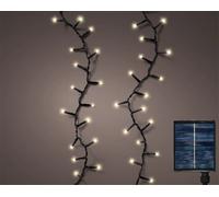 Fil 1000led Lumière L2250cm Solaire Twinkle Effe Nero-Luce Blanc Calda-Da Est