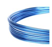 Fil à bijoux,fil en aluminium,fil à bijoux,fil de bricolage,pour bijoux,pièces décoratives,sculptures à faire soi-même,couronne et arbres bonsaï,fil artisanal en aluminium,bleu roi,1,5 mm x 10 m