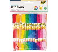 Fil à broder 52 doses de 8m en 26 couleurs, 1set