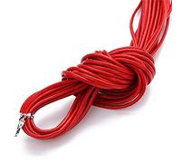 Fil à broder, Cowhide Leather Rope String, Jewelry Cord Multicolor Multiple Sizes 10 Meters(Red,2mm)