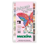 Fil À Broder Madeira Smartbox Polyneon N°40 18 X 1 000 M Bobines + Aiguilles